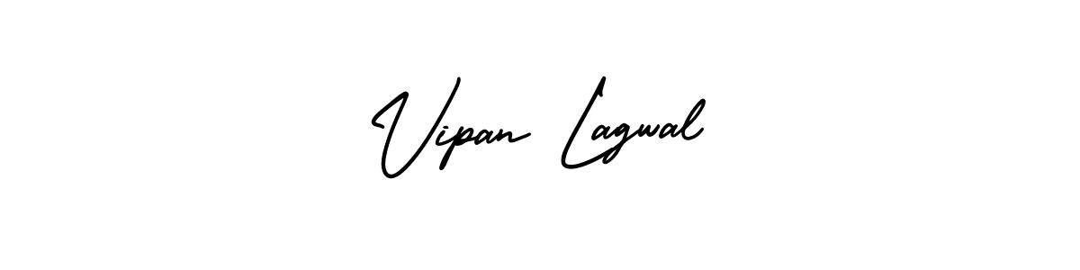 How to Draw Vipan Lagwal signature style? AmerikaSignatureDemo-Regular is a latest design signature styles for name Vipan Lagwal. Vipan Lagwal signature style 3 images and pictures png