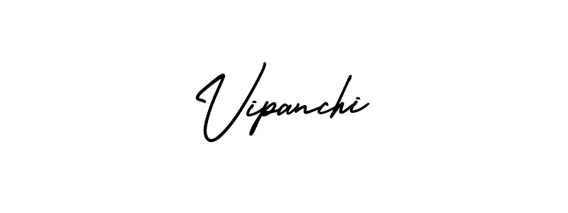 Design your own signature with our free online signature maker. With this signature software, you can create a handwritten (AmerikaSignatureDemo-Regular) signature for name Vipanchi. Vipanchi signature style 3 images and pictures png