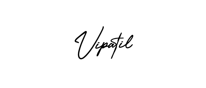 It looks lik you need a new signature style for name Vipatil. Design unique handwritten (AmerikaSignatureDemo-Regular) signature with our free signature maker in just a few clicks. Vipatil signature style 3 images and pictures png