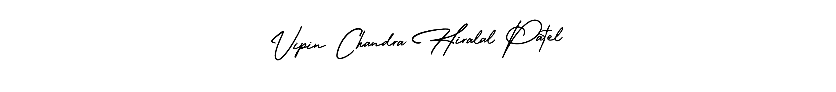 Use a signature maker to create a handwritten signature online. With this signature software, you can design (AmerikaSignatureDemo-Regular) your own signature for name Vipin Chandra Hiralal Patel. Vipin Chandra Hiralal Patel signature style 3 images and pictures png