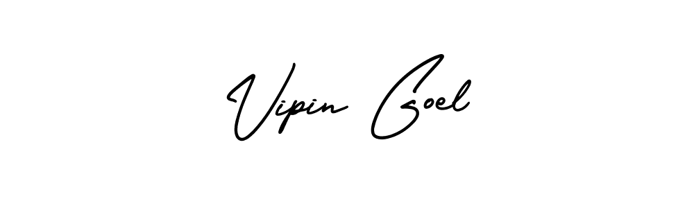 Make a short Vipin Goel signature style. Manage your documents anywhere anytime using AmerikaSignatureDemo-Regular. Create and add eSignatures, submit forms, share and send files easily. Vipin Goel signature style 3 images and pictures png
