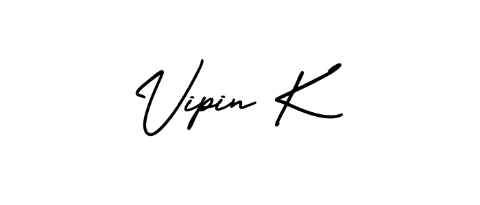 Check out images of Autograph of Vipin K name. Actor Vipin K Signature Style. AmerikaSignatureDemo-Regular is a professional sign style online. Vipin K signature style 3 images and pictures png