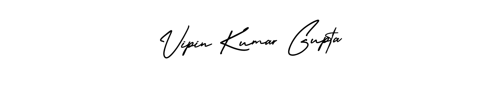 Vipin Kumar Gupta stylish signature style. Best Handwritten Sign (AmerikaSignatureDemo-Regular) for my name. Handwritten Signature Collection Ideas for my name Vipin Kumar Gupta. Vipin Kumar Gupta signature style 3 images and pictures png