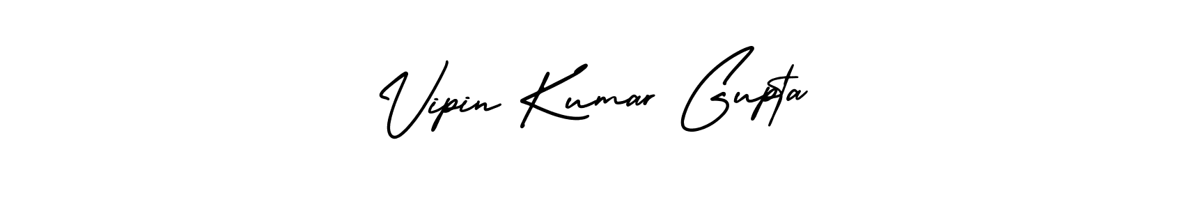 Vipin Kumar Gupta stylish signature style. Best Handwritten Sign (AmerikaSignatureDemo-Regular) for my name. Handwritten Signature Collection Ideas for my name Vipin Kumar Gupta. Vipin Kumar Gupta signature style 3 images and pictures png