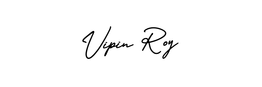 AmerikaSignatureDemo-Regular is a professional signature style that is perfect for those who want to add a touch of class to their signature. It is also a great choice for those who want to make their signature more unique. Get Vipin Roy name to fancy signature for free. Vipin Roy signature style 3 images and pictures png