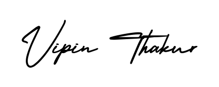 Create a beautiful signature design for name Vipin Thakur. With this signature (AmerikaSignatureDemo-Regular) fonts, you can make a handwritten signature for free. Vipin Thakur signature style 3 images and pictures png