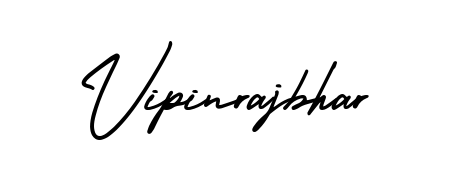 Personalize your online presence with Vipinrajbhar signature rendered in elegant AmerikaSignatureDemo-Regular font. Great for website footers and blogs. Vipinrajbhar signature style 3 images and pictures png