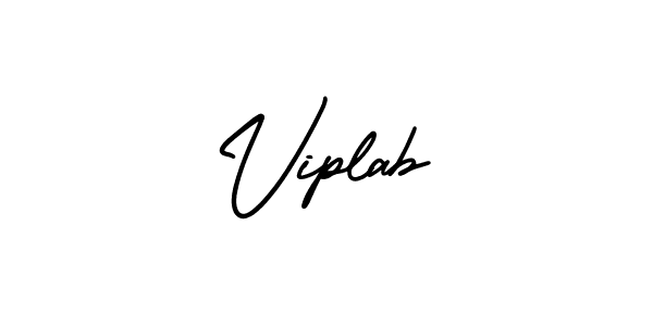 It looks lik you need a new signature style for name Viplab. Design unique handwritten (AmerikaSignatureDemo-Regular) signature with our free signature maker in just a few clicks. Viplab signature style 3 images and pictures png