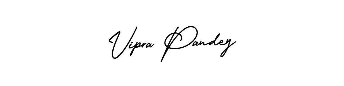 if you are searching for the best signature style for your name Vipra Pandey. so please give up your signature search. here we have designed multiple signature styles  using AmerikaSignatureDemo-Regular. Vipra Pandey signature style 3 images and pictures png