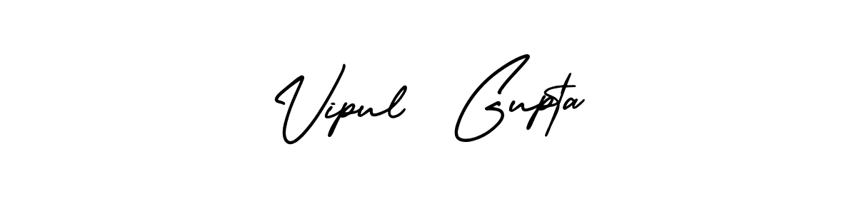 How to make Vipul  Gupta signature? AmerikaSignatureDemo-Regular is a professional autograph style. Create handwritten signature for Vipul  Gupta name. Vipul  Gupta signature style 3 images and pictures png