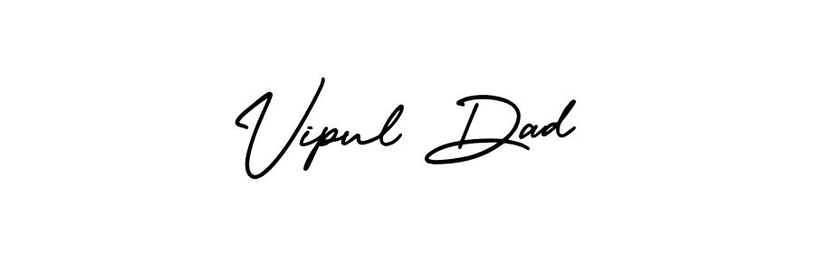 Make a beautiful signature design for name Vipul Dad. With this signature (AmerikaSignatureDemo-Regular) style, you can create a handwritten signature for free. Vipul Dad signature style 3 images and pictures png