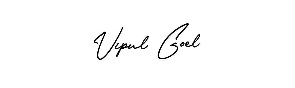Similarly AmerikaSignatureDemo-Regular is the best handwritten signature design. Signature creator online .You can use it as an online autograph creator for name Vipul Goel. Vipul Goel signature style 3 images and pictures png