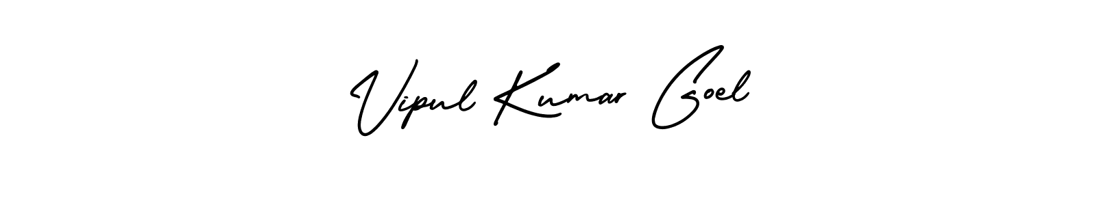 Similarly AmerikaSignatureDemo-Regular is the best handwritten signature design. Signature creator online .You can use it as an online autograph creator for name Vipul Kumar Goel. Vipul Kumar Goel signature style 3 images and pictures png