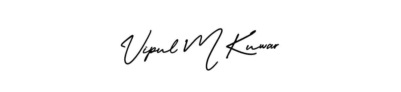 See photos of Vipul M Kuwar official signature by Spectra . Check more albums & portfolios. Read reviews & check more about AmerikaSignatureDemo-Regular font. Vipul M Kuwar signature style 3 images and pictures png