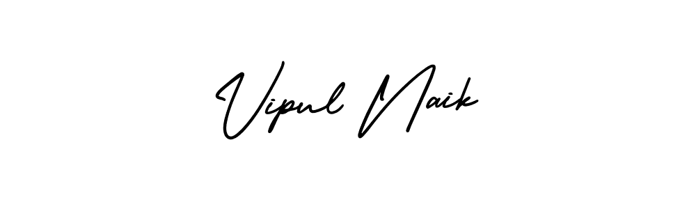 The best way (AmerikaSignatureDemo-Regular) to make a short signature is to pick only two or three words in your name. The name Vipul Naik include a total of six letters. For converting this name. Vipul Naik signature style 3 images and pictures png