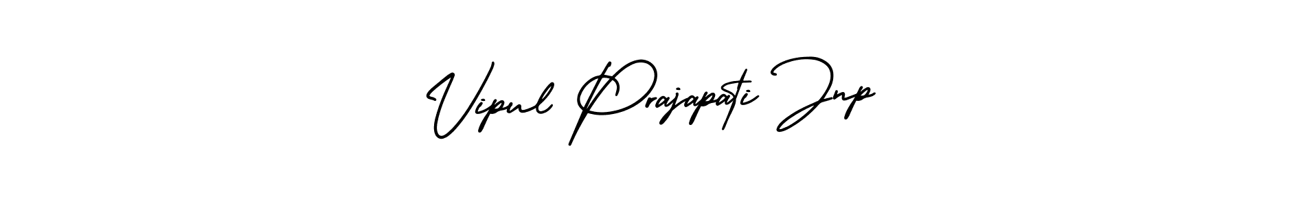 Vipul Prajapati Jnp stylish signature style. Best Handwritten Sign (AmerikaSignatureDemo-Regular) for my name. Handwritten Signature Collection Ideas for my name Vipul Prajapati Jnp. Vipul Prajapati Jnp signature style 3 images and pictures png