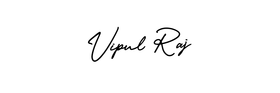 AmerikaSignatureDemo-Regular is a professional signature style that is perfect for those who want to add a touch of class to their signature. It is also a great choice for those who want to make their signature more unique. Get Vipul Raj name to fancy signature for free. Vipul Raj signature style 3 images and pictures png