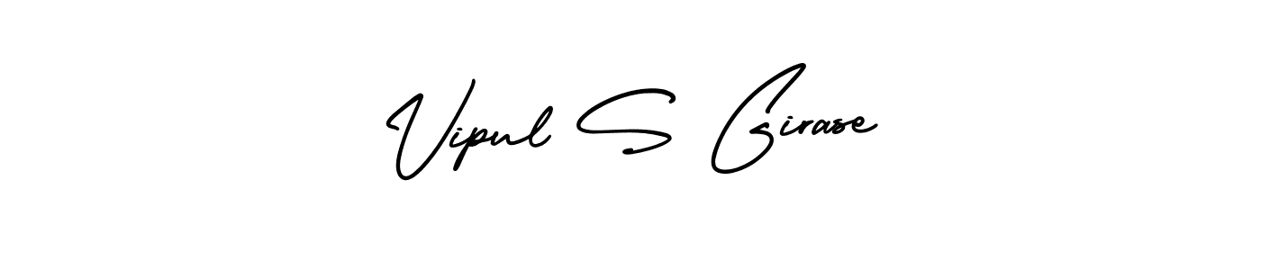 Make a beautiful signature design for name Vipul S Girase. Use this online signature maker to create a handwritten signature for free. Vipul S Girase signature style 3 images and pictures png