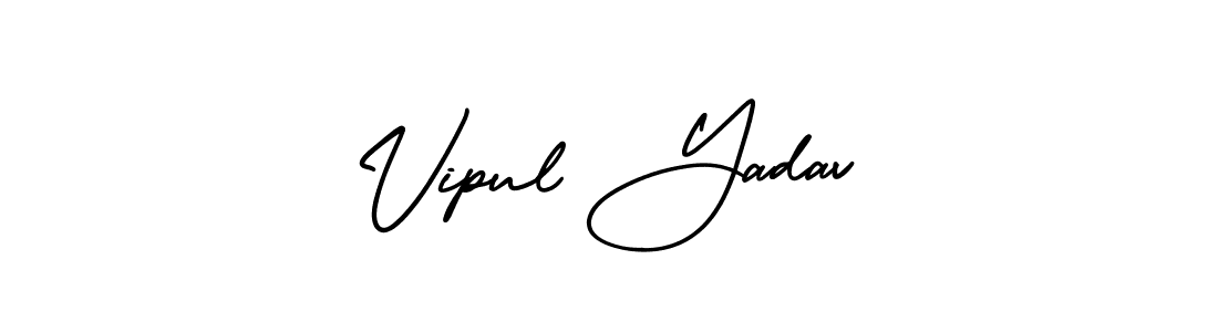 Vipul Yadav stylish signature style. Best Handwritten Sign (AmerikaSignatureDemo-Regular) for my name. Handwritten Signature Collection Ideas for my name Vipul Yadav. Vipul Yadav signature style 3 images and pictures png