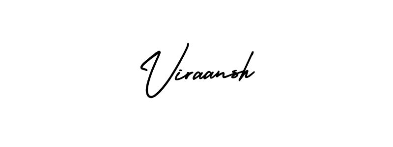 How to make Viraansh signature? AmerikaSignatureDemo-Regular is a professional autograph style. Create handwritten signature for Viraansh name. Viraansh signature style 3 images and pictures png