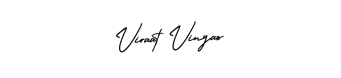 Make a beautiful signature design for name Viraat Vinyas. With this signature (AmerikaSignatureDemo-Regular) style, you can create a handwritten signature for free. Viraat Vinyas signature style 3 images and pictures png