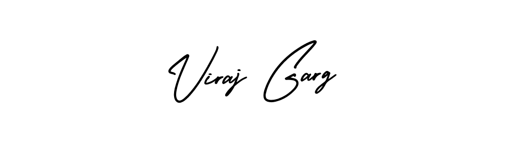 How to make Viraj Garg signature? AmerikaSignatureDemo-Regular is a professional autograph style. Create handwritten signature for Viraj Garg name. Viraj Garg signature style 3 images and pictures png