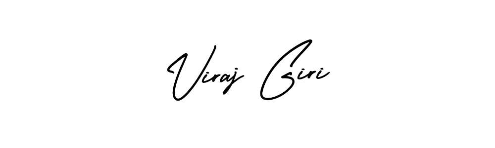 AmerikaSignatureDemo-Regular is a professional signature style that is perfect for those who want to add a touch of class to their signature. It is also a great choice for those who want to make their signature more unique. Get Viraj Giri name to fancy signature for free. Viraj Giri signature style 3 images and pictures png