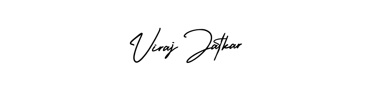 Use a signature maker to create a handwritten signature online. With this signature software, you can design (AmerikaSignatureDemo-Regular) your own signature for name Viraj Jatkar. Viraj Jatkar signature style 3 images and pictures png