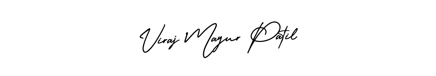 Use a signature maker to create a handwritten signature online. With this signature software, you can design (AmerikaSignatureDemo-Regular) your own signature for name Viraj Mayur Patil. Viraj Mayur Patil signature style 3 images and pictures png