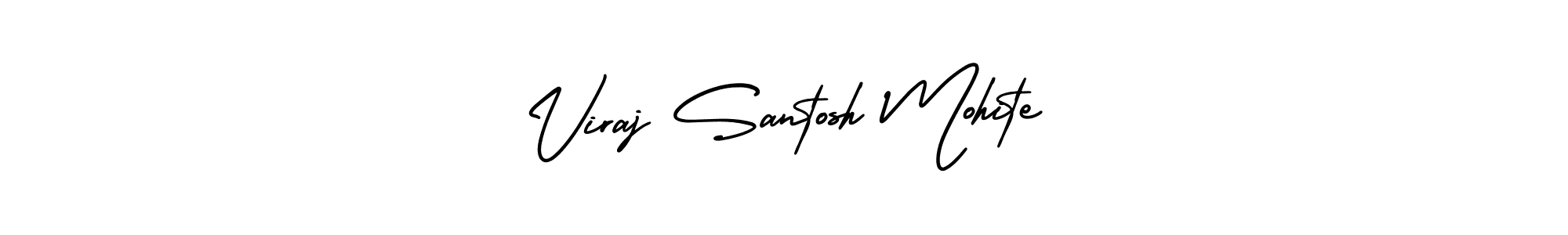 Make a beautiful signature design for name Viraj Santosh Mohite. Use this online signature maker to create a handwritten signature for free. Viraj Santosh Mohite signature style 3 images and pictures png