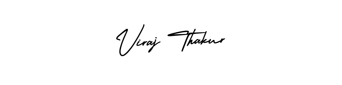 Also You can easily find your signature by using the search form. We will create Viraj Thakur name handwritten signature images for you free of cost using AmerikaSignatureDemo-Regular sign style. Viraj Thakur signature style 3 images and pictures png