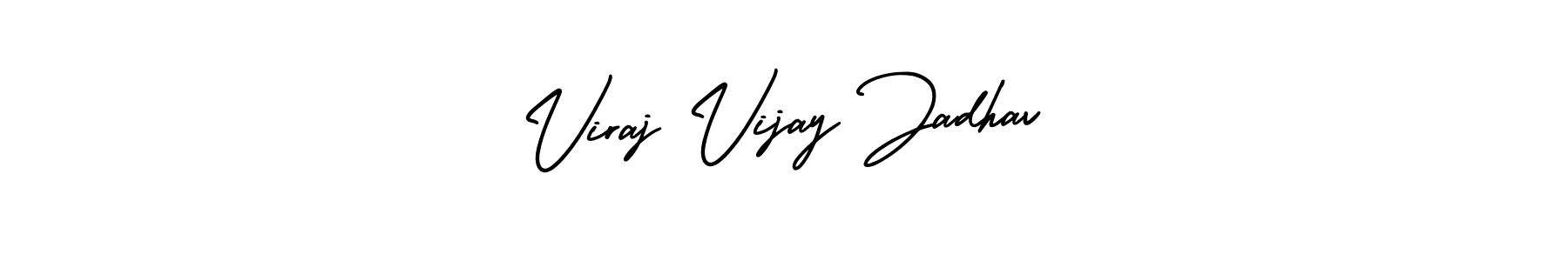 Make a short Viraj Vijay Jadhav signature style. Manage your documents anywhere anytime using AmerikaSignatureDemo-Regular. Create and add eSignatures, submit forms, share and send files easily. Viraj Vijay Jadhav signature style 3 images and pictures png