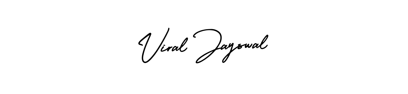 Similarly AmerikaSignatureDemo-Regular is the best handwritten signature design. Signature creator online .You can use it as an online autograph creator for name Viral Jayswal. Viral Jayswal signature style 3 images and pictures png
