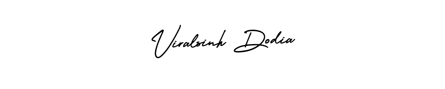 Similarly AmerikaSignatureDemo-Regular is the best handwritten signature design. Signature creator online .You can use it as an online autograph creator for name Viralsinh Dodia. Viralsinh Dodia signature style 3 images and pictures png