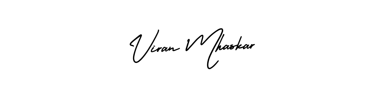 You can use this online signature creator to create a handwritten signature for the name Viran Mhaskar. This is the best online autograph maker. Viran Mhaskar signature style 3 images and pictures png