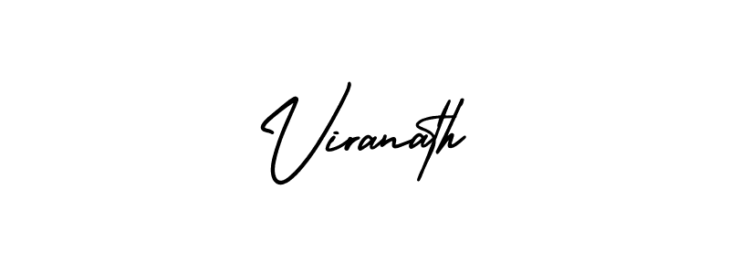 Similarly AmerikaSignatureDemo-Regular is the best handwritten signature design. Signature creator online .You can use it as an online autograph creator for name Viranath. Viranath signature style 3 images and pictures png