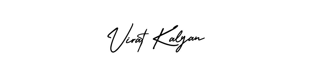 Design your own signature with our free online signature maker. With this signature software, you can create a handwritten (AmerikaSignatureDemo-Regular) signature for name Virat Kalyan. Virat Kalyan signature style 3 images and pictures png