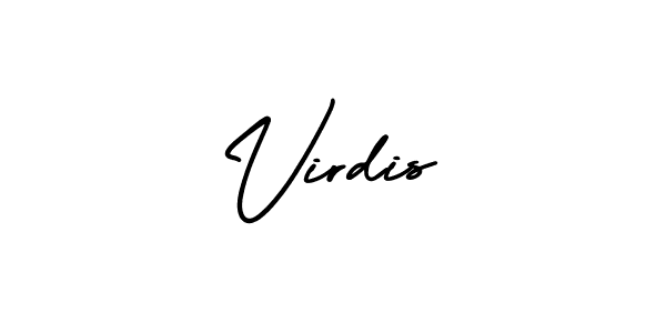 Also we have Virdis name is the best signature style. Create professional handwritten signature collection using AmerikaSignatureDemo-Regular autograph style. Virdis signature style 3 images and pictures png