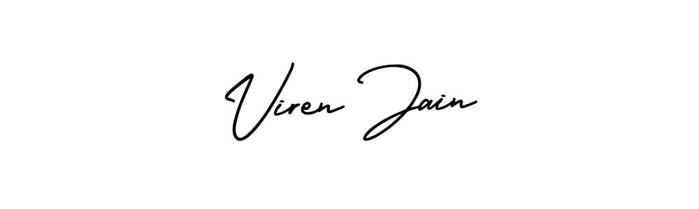 It looks lik you need a new signature style for name Viren Jain. Design unique handwritten (AmerikaSignatureDemo-Regular) signature with our free signature maker in just a few clicks. Viren Jain signature style 3 images and pictures png