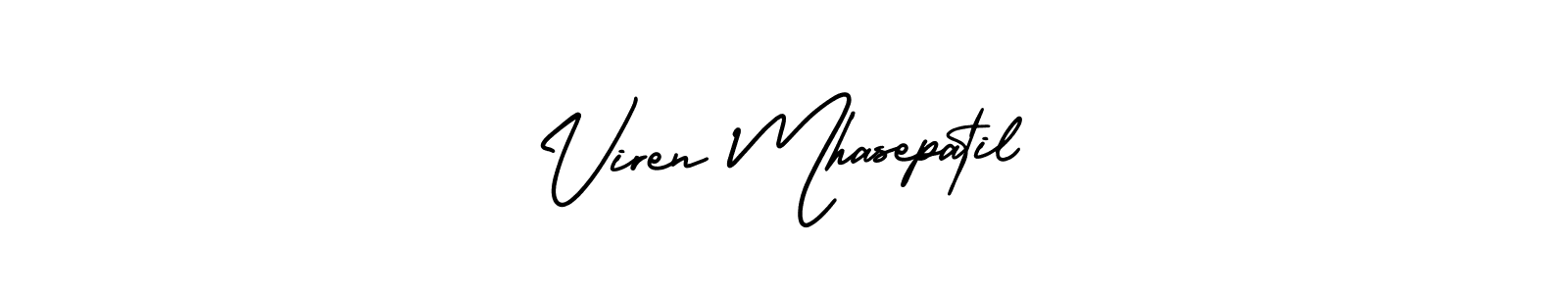 Make a beautiful signature design for name Viren Mhasepatil. Use this online signature maker to create a handwritten signature for free. Viren Mhasepatil signature style 3 images and pictures png