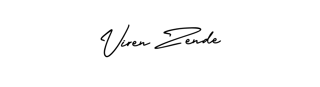 Check out images of Autograph of Viren Zende name. Actor Viren Zende Signature Style. AmerikaSignatureDemo-Regular is a professional sign style online. Viren Zende signature style 3 images and pictures png