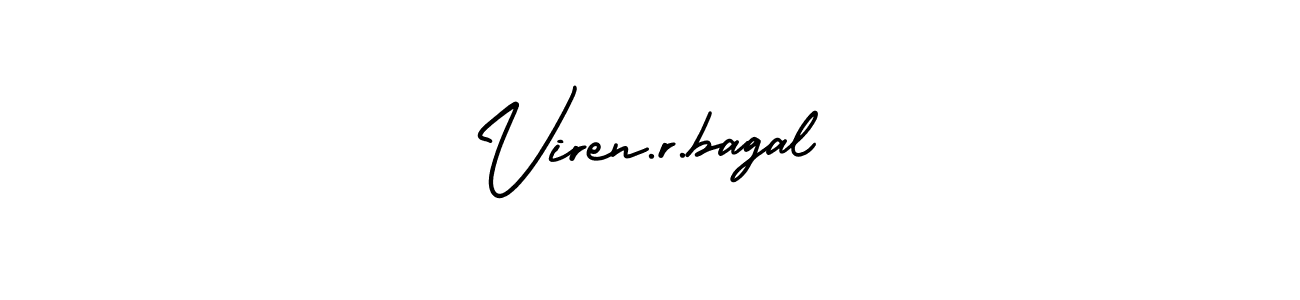 How to Draw Viren.r.bagal signature style? AmerikaSignatureDemo-Regular is a latest design signature styles for name Viren.r.bagal. Viren.r.bagal signature style 3 images and pictures png