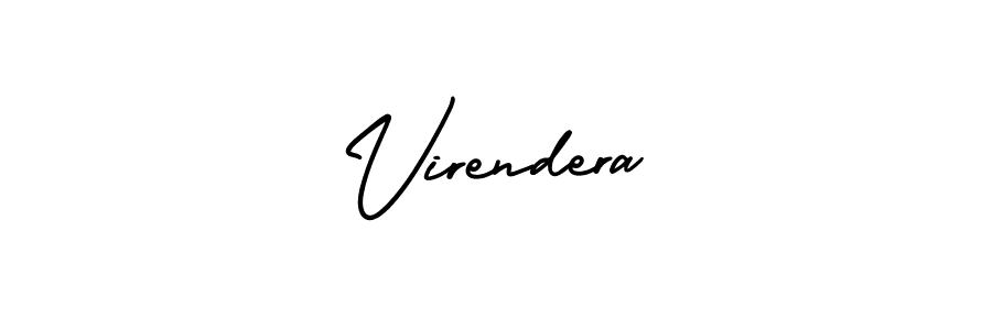 Make a short Virendera signature style. Manage your documents anywhere anytime using AmerikaSignatureDemo-Regular. Create and add eSignatures, submit forms, share and send files easily. Virendera signature style 3 images and pictures png