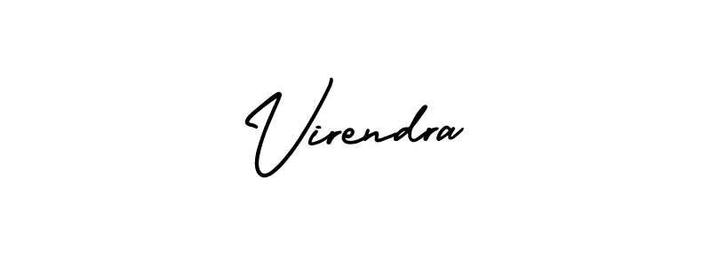 Best and Professional Signature Style for Virendra. AmerikaSignatureDemo-Regular Best Signature Style Collection. Virendra signature style 3 images and pictures png
