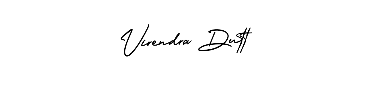 Make a beautiful signature design for name Virendra Dutt. Use this online signature maker to create a handwritten signature for free. Virendra Dutt signature style 3 images and pictures png