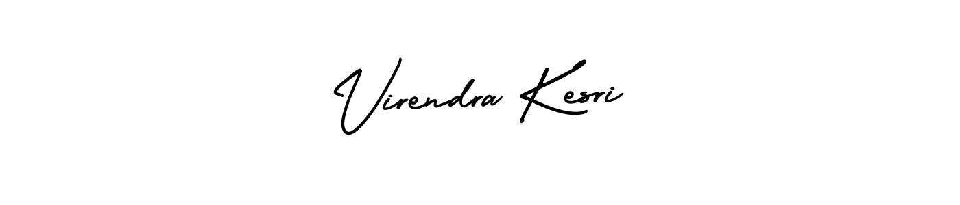 AmerikaSignatureDemo-Regular is a professional signature style that is perfect for those who want to add a touch of class to their signature. It is also a great choice for those who want to make their signature more unique. Get Virendra Kesri name to fancy signature for free. Virendra Kesri signature style 3 images and pictures png