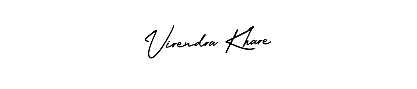 Also we have Virendra Khare name is the best signature style. Create professional handwritten signature collection using AmerikaSignatureDemo-Regular autograph style. Virendra Khare signature style 3 images and pictures png