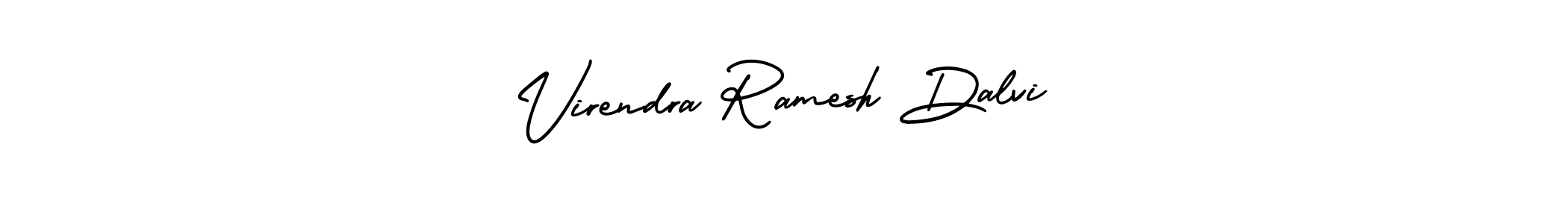 Make a beautiful signature design for name Virendra Ramesh Dalvi. Use this online signature maker to create a handwritten signature for free. Virendra Ramesh Dalvi signature style 3 images and pictures png