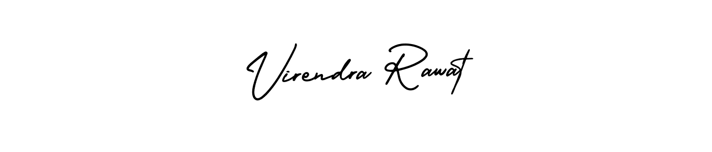 if you are searching for the best signature style for your name Virendra Rawat. so please give up your signature search. here we have designed multiple signature styles  using AmerikaSignatureDemo-Regular. Virendra Rawat signature style 3 images and pictures png