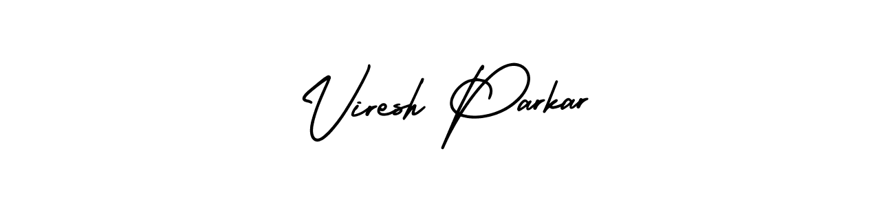 Make a beautiful signature design for name Viresh Parkar. Use this online signature maker to create a handwritten signature for free. Viresh Parkar signature style 3 images and pictures png